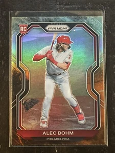 ALEX BOHM PHILLIES 2021 Panini Prizm Cosmic Haze Prizm RC Parallel Tier II 140 - Picture 1 of 2
