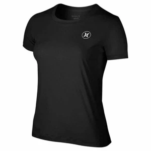 Hurley Women's Dri-FIT Icon Surf Shirt Tee Rashguard With UPF 50+ Sun Protection - Picture 1 of 8