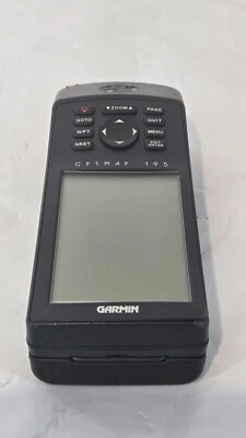 Garmin GPSMAP 195 Aviation GPS Bundle Antenna Mount 12 Volt Cable - Image 1 of 4