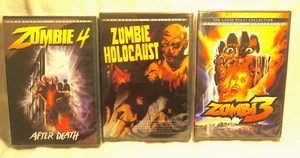ZOMBIE 4, ZOMBI 3, ZOMBIE HOLOCAUST-- DVD 3 PACK--New/Sealed! - Imagen 1 de 3