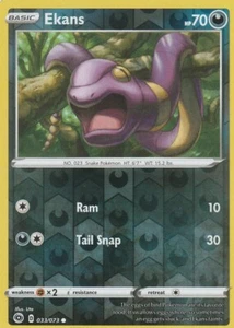 Ekans 33/73 Pokemon Card Champions Path Set 2020 Reverse Holo - Picture 1 of 2