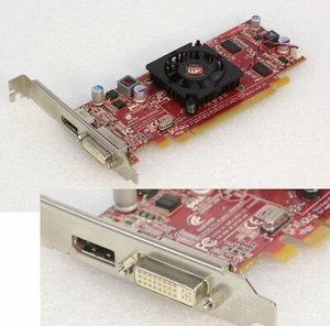 512MB ATI Radeon HD4550 Pcie DVI+Display Port Graphic Card For Windows XP 7 8 - Picture 1 of 1