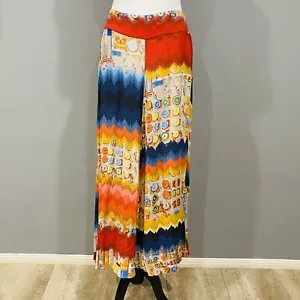AVENTURES DES TOILES Multicolor Le Creusot France Jupe Skirt Size EU42/AU14 - Picture 1 of 6