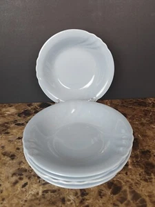 Set Of 5 Anchor Hocking Madison Avenue Cereal Bowls Stoneware Japan Blue Grey - Picture 1 of 9