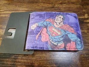 Marvel's Superman Canvas Bi-Fold Wallet Brand New With Tags - Picture 1 of 3