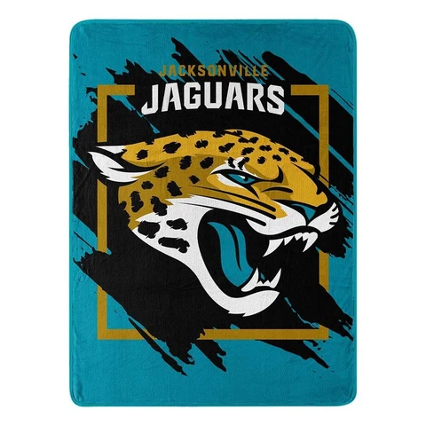 Jacksonville Jaguars Northwest 46x60  "Dimensional" Micro Raschel Throw Blanket Cover