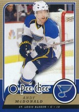 2008-09 O-Pee-Chee #135 ANDY McDONALD - St. Louis Blues