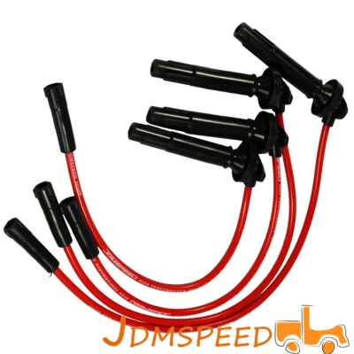 Cable de bujía 4 piezas para Subaru Impreza Legacy Outback Forester Baja Saab Foto 1 de 4