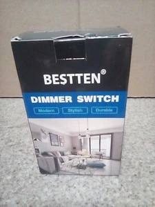 BESTTEN Dimmer Switch, 3 Way or Single Pole, for Dimmable LED/CFL 120v - Picture 1 of 4