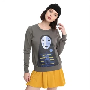HER UNIVERSE STUDIO GHIBLI SPIRITED AWAY NO-FACE BATHHOUSE GIRLS PULLOVER TOP S - Picture 1 of 5
