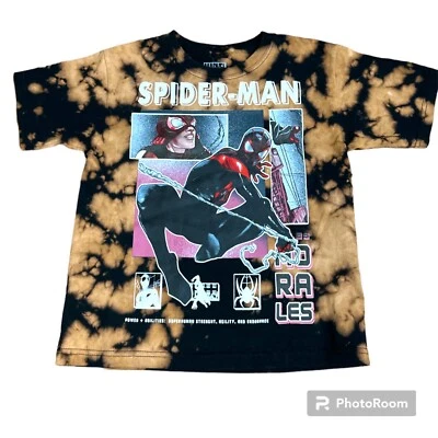 Camiseta gráfica Marvel Spider-Man para niños talla pequeña (8) - roja manga corta informal Foto 1 de 2