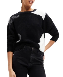 Desigual Demis Feinstrick Pullover Blumen Gr. XL - Bild 1 von 5