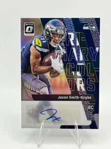 Jaxon Smith-Njigba 2023 Donruss Optic Primary Colors Autograph #11 Purple /25 - Bild 1 von 2