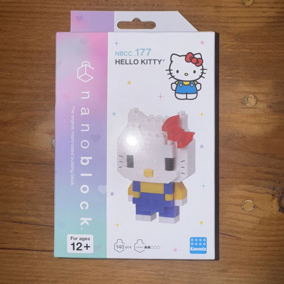 Brand New Hello Kitty nanoblock NBCC-177 140 Piece Micro-sized Blocks Kawada - Image 1 of 2
