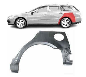 Mazda 6 2002-2008 Kombi Radlauf Reparaturblech hinten / links - Bild 1 von 3