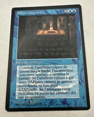 MTG * Steal Artifact  LP Italian FBB  4th Edition Regular  SellbyCyn - Image 1 of 4