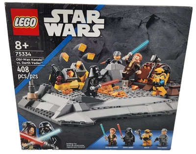 RETIRED LEGO STAR WARS OBI-WAN KENOBI VS DARTH VADER 75334 - Image 1 of 4