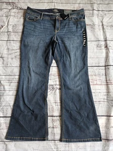 Torrid Luxe Slim Boot Jeans Rain Storm Super Stretch Gr. 18S Neu Mit Etikett - Bild 1 von 12