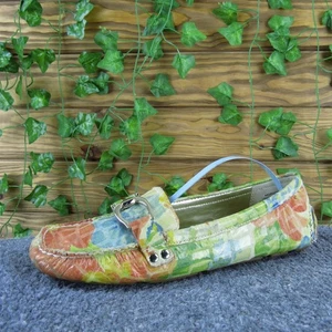 Anne Klein Mocassini Donna Guida Più Grande Multicolore Pelle Verniciata 8 Medium - Foto 1 di 6