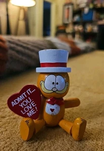 Figurina San Valentino Dakin Wood Garfield usata in ottime condizioni Admit You Love Me 1981 vintage - Foto 1 di 7