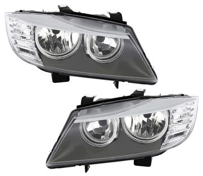 Scheinwerfer für BMW 3er E90 E91 2008-2012 H7 H7 LWR Stellmotor Set links rechts - Bild 1 von 4