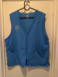 Chaleco Walmart Medio Azul con Cremallera con Logo Chispa y Bolsillos - Imagen 1 de 2