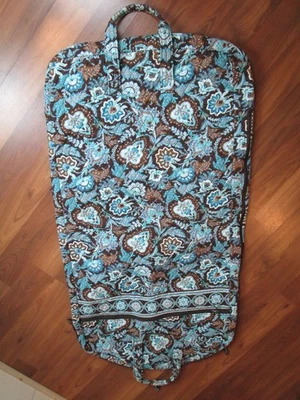 Vera Bradley Bolso de Ropa Paisley Ropa Colgante Verde Azulado Azul Acolchado Viaje Foto 1 de 4