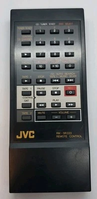 Original JVC RM-SR333 Remote Control RX222 - Image 1 of 3