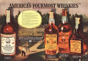 1938 National Distillers: Americas Fourmost Whiskies Vintage Print Ad - Picture 1 of 1