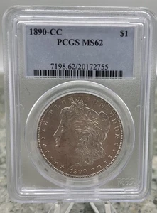 1890-CC Morgan Silver Dollar —— PCGS MS62 —— Carson City Mint - Bild 1 von 8