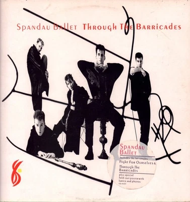 Spandau Ballet Through the Barricades LP vinyl UK Cbs 1986 in info stickered - Image 1 of 4