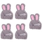 5 Count Dog Accessories For Small Dogs Cat Bunny Ear Pet Rabbit
