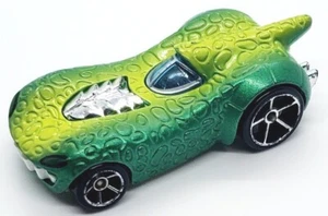 2010 HOT WHEELS DISNEY PIXAR TOY STORY REX GREEN DIECAST 2 5/8" CAR W/ CHROME - Picture 1 of 6