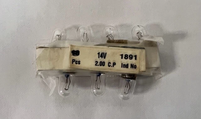 Paquete de 7 luces Wagner #1891 Mini Blub 14V. Foto 1 de 1