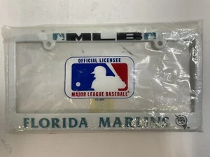 Florida Marlins MLB License Plastic Plate Cover Automobilia UsedToolShopCom - Picture 1 of 8