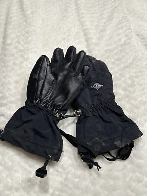 BURTON YOUTH/Boy’s Size S Snowboard Ski Snow Gloves ~Black~ - Image 1 of 4