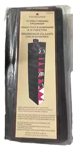 Harvey Lewis 10 Organizador Colgante Estante Rosa/Negro 5.75" x 13.75" x 47" - Imagen 1 de 3