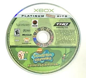 SpongeBob Schwammkopf Battle for Bikini Bottom Xbox Spiel nur Disc getestet - Bild 1 von 3