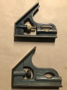 Pair of Combination Squares, Steel, Adjusting Bolts Need Work - Picture 1 of 2