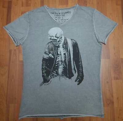 Camiseta Vintage 1994 Key Largo Gráfico Algodón Talla L Foto 1 de 4