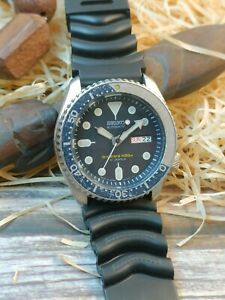 AUTHENTIC SEIKO AUTOMATIC DIVER'S 21 JEWELS DAY DATE 7S26-0020 MEN'S VINTAGE