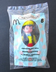 Muñeca niño de colección McDonalds Happy Meal MADAME ALEXANDER Disney Pinocho #6 2004 NUEVO - Imagen 1 de 9