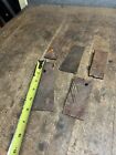 Antique Old Used Axe Split Belt Wedges Bit Tools Marked Heads Maine ME Lot USA