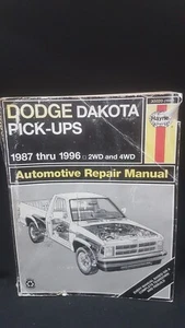 Haynes Dodge Dakota Pick Ups 1987 thru 1996 2WD and 4WD Repair Manual 1668 - Bild 1 von 3