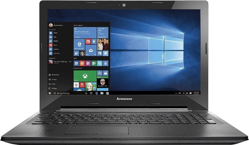 Portátil Lenovo G51 15.6" HD, CPU AMD 4 núcleos A8, 12gb ram, 250gb ssd, dvdrw, Negro Foto 1 de 4