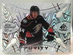 2022-23 SP Game Used Purity Jacob Perreault #P-88 Anaheim Ducks - Picture 1 of 2