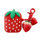  Earphone Case with Carabiner Headphone Strawberry Accessories