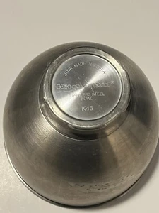 Vtg KitchenAid K-45 Mixing Bowl Stainless Steel Lock Bottom Mixer - Picture 1 of 2