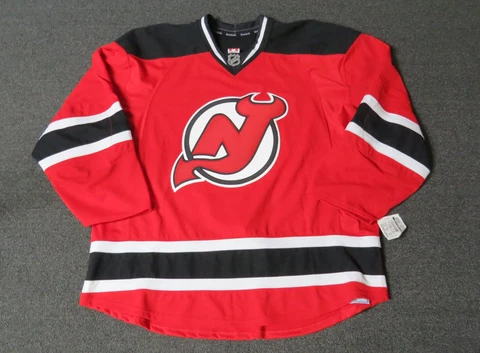 New New Jersey Devils Authentic Team Issued Reebok Edge 2.0 Hockey Jersey NHL Cover
