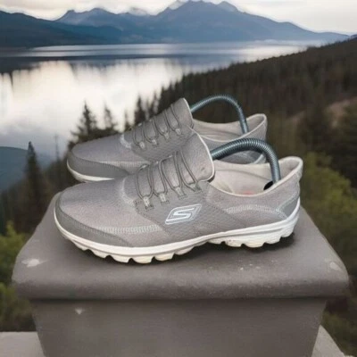 Zapatos para caminar Skechers GOwalk cómodos grises informales Foto 1 de 4